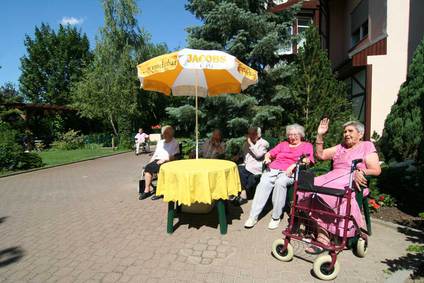 Der Garten des Seniorenhaus Nauheim